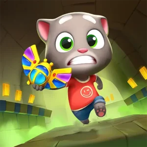 لعبة توم المتكلم يطارد الذهب Talking Tom Gold Run مهكرة للأندرويد