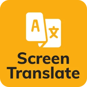 تطبيق ترجمة الشاشة Screen Translate مهكر للأندرويد